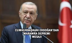 Cumhurbaşkanı Erdoğan'dan Marmara Depremi mesajı