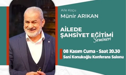 “Ailede Şahsiyet Eğitimi” seminerinde İnegöllülerle buluşacak