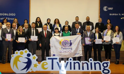 Bursa'da 41 okul eTwinning etiketlerine kavuştu