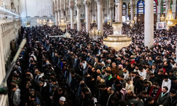 Tarihi Emevi Camii'nde ilk cuma namazı