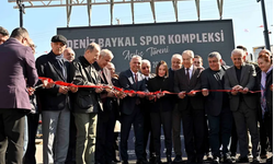 Deniz Baykal Spor Kompleksi açıldı