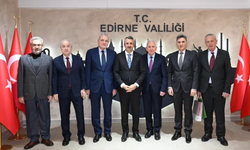 Edirne Valisi Sezer'e Balkan liderlerinden ziyaret