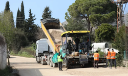 Bodrum’da yol çalışması devam ediyor