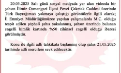 Bursa’da Türk Bayrağını Yakmaya Çalışan Şüpheli Gözaltına Alındı