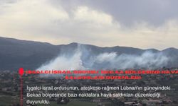 İşgalci İsrail ordusu, Bekaa bölgesine hava saldırıları düzenledi