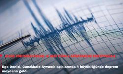 Ege Denizi'nde 4 büyüklüğünde deprem