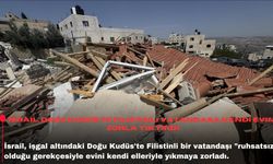 İsrail, Doğu Kudüs'te Filistinli vatandaşa kendi evini zorla yıktırdı