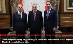 Erdoğan, Hidrokarbon Ajansı Başkanı Descalzi'yi kabul etti