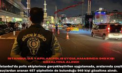 İstanbul'da yapılan polis uygulamasında 949 kişi gözaltına alındı