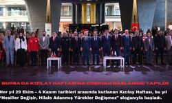 Bursa’da Kızılay Haftası’na coşkulu başlangıç yapıldı!