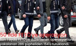 50 ilde FETÖ'ye operasyon