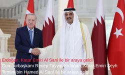 Erdoğan, Katar Emiri Al Sani ile bir araya geldi