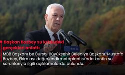 Başkan Bozbey su krizindeki gerçekleri anlattı