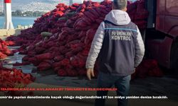 İzmir'de kaçak avlanan 27 ton midye ele geçirildi