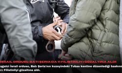İsrail ordusu, Batı Şeria'da 11 Filistinliyi gözaltına aldı