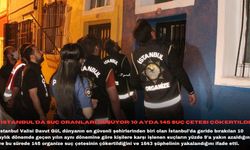 İstanbul’da suç oranları düşüyor: 10 ayda 145 suç çetesi çökertildi