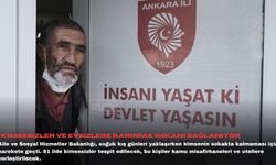 Kimsesizler ve evsizlere barınma imkanı sağlanıyor