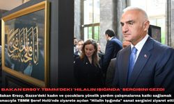 Bakan Ersoy, TBMM'deki "Hilalin Işığında" sergisini gezdi