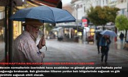 Yeni haftada sıcaklık düşüyor, sağanak geliyor