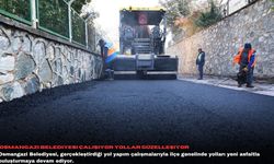 Osmangazi Belediyesi çalışıyor yollar güzelleşiyor