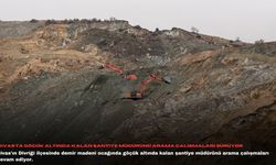Sivas'ta göçük altında kalan şantiye müdürünü arama çalışmaları sürüyor