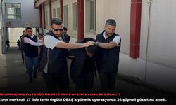 İzmir merkezli terör örgütü DEAŞ operasyonu: 26 gözaltı