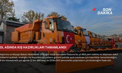 Yol ağında kış hazırlıkları tamamlandı