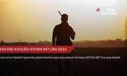 Yasa dışı avcılığa 970 bin 827 lira ceza