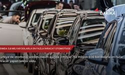 Kasımda 3,8 milyar dolarla en fazla ihracat otomotivde