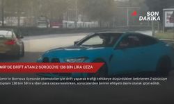 İzmir'de drift atan 2 sürücüye 138 bin lira ceza