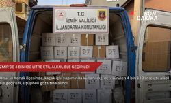 İzmir'de 4 bin 130 litre etil alkol ele geçirildi