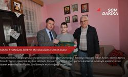 Başkan Aydın özel bireyin mutluluğuna ortak oldu