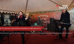 Yeni Yıl Festivali’nde şarkılar Bursalıların içini ısıttı