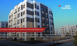 Yüzyılın konut projesinde kura çekimi pazartesi günü başlayacak