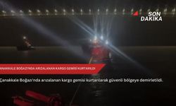 Çanakkale Boğazı'nda arızalanan kargo gemisi kurtarıldı