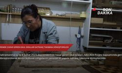 Depremde zarar gören okul sıraları satranç takımına dönüştürüldü