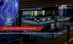 Borsa güne 11.249,67 puandan başladı
