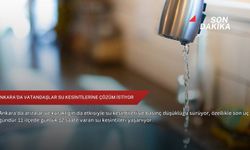 Ankara’da vatandaşlar su kesintilerine çözüm istiyor