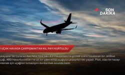 İki uçak havada çarpışmaktan kıl payı kurtuldu