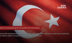 Kabine ve siyasilerden şehit polislerimiz için taziye mesajı