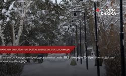 Türkiye'nin en soğuk yeri eksi 30,3 dereceyle Erzurum oldu