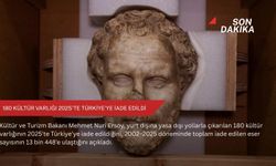 180 kültür varlığı 2025'te Türkiye'ye iade edildi