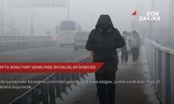 Hafta sonu yurt genelinde sıcaklıklar düşecek