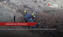 Ankara'da feci kaza