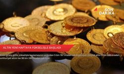 Altın yeni haftaya yükselişle başladı