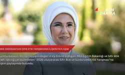 Emine Erdoğan'dan sıfır atık yarışmasına ilişkin paylaşım