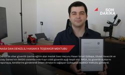 NASA'dan Denizlili Hasan'a teşekkür mektubu