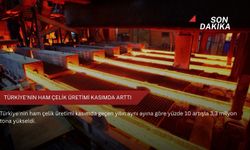 Türkiye'nin ham çelik üretimi kasımda arttı