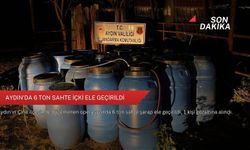 Aydın'da 6 ton sahte içki ele geçirildi