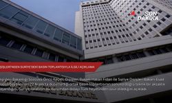 Dışişleri'nden Suriye'deki basın toplantısıyla ilgili açıklama